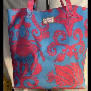 Lily Pulitzer for Estee Lauder Tote Bag Shopper Beach Bag